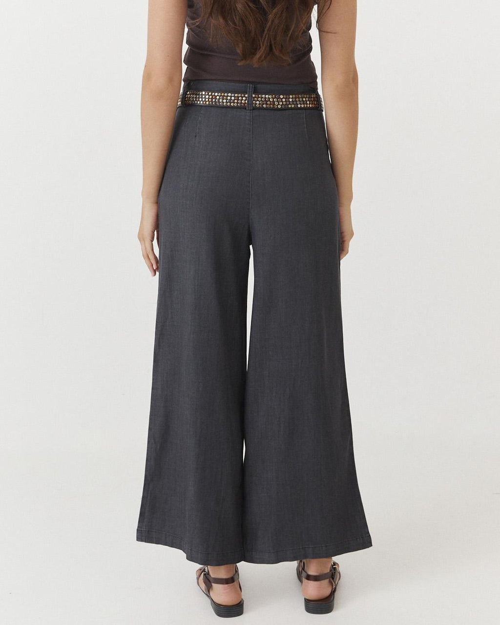 PANTALÓN WIDE LEG DENIM LIGERO