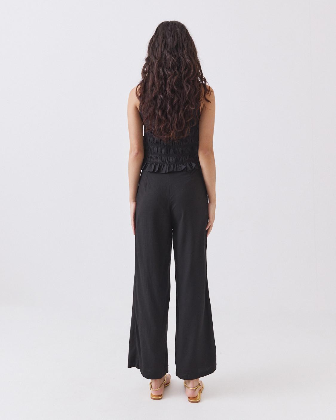 PANTALÓN FLARE BORDADO
