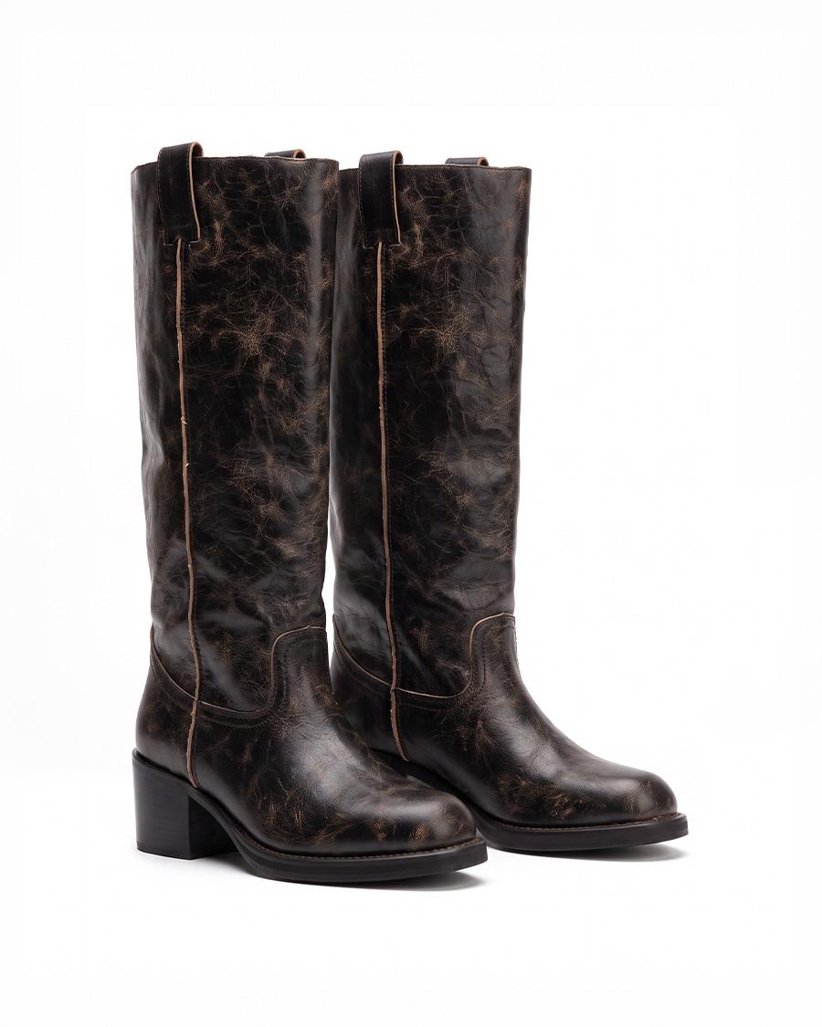 BOTA CAÑA ALTA BIKER