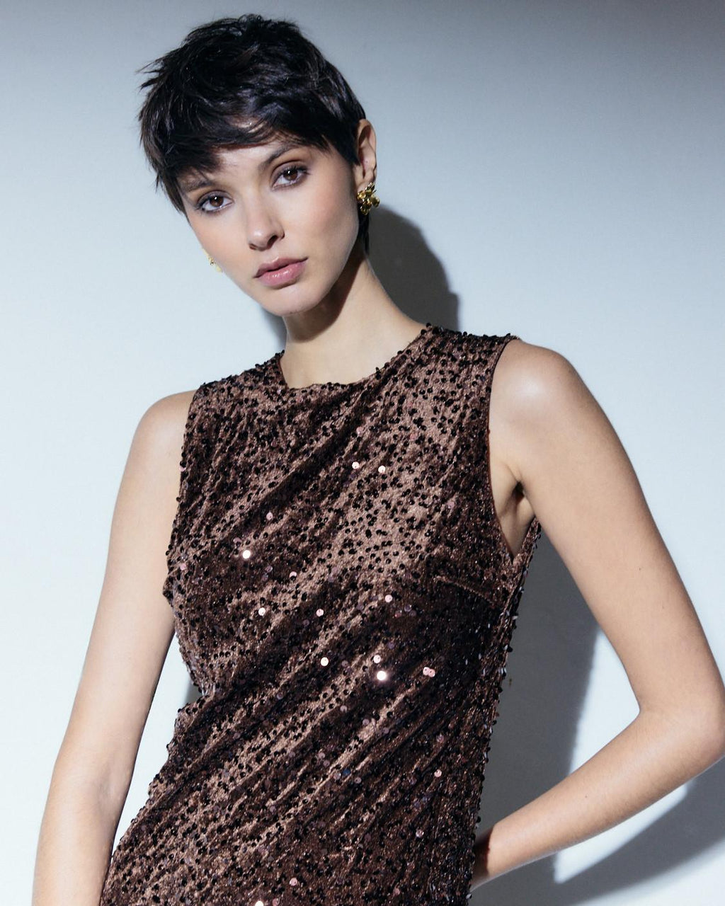 VESTIDO LENTEJUELAS