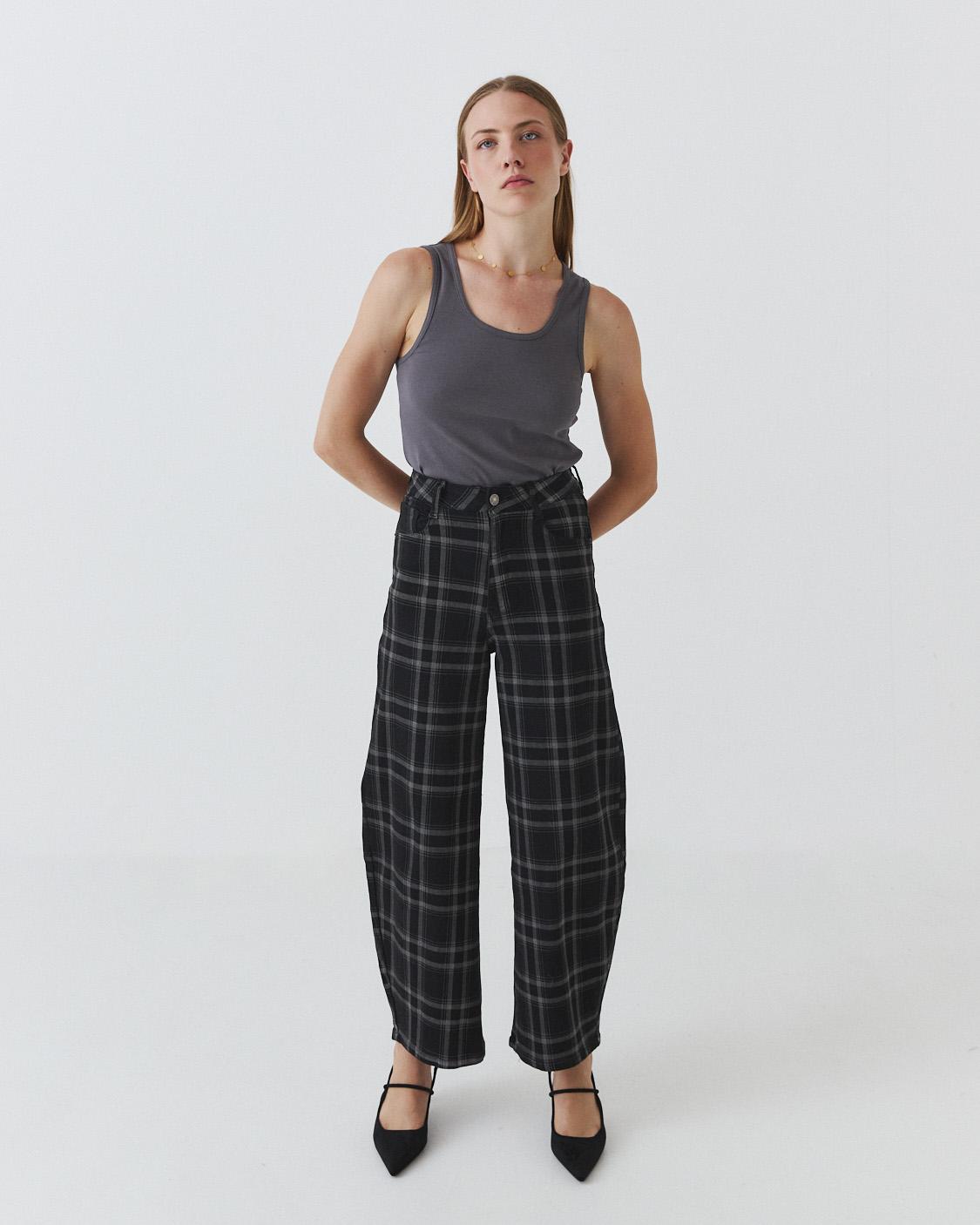 PANTALON BALLOON CUADROS