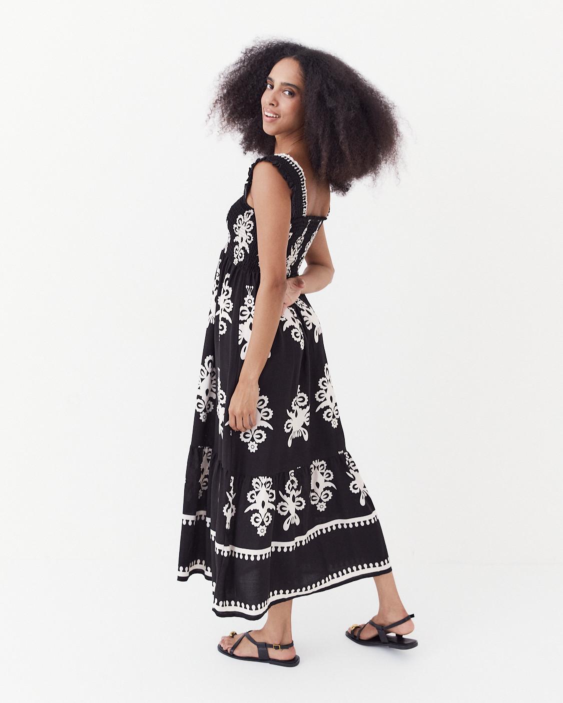 ETHNIC STRAP DRESS