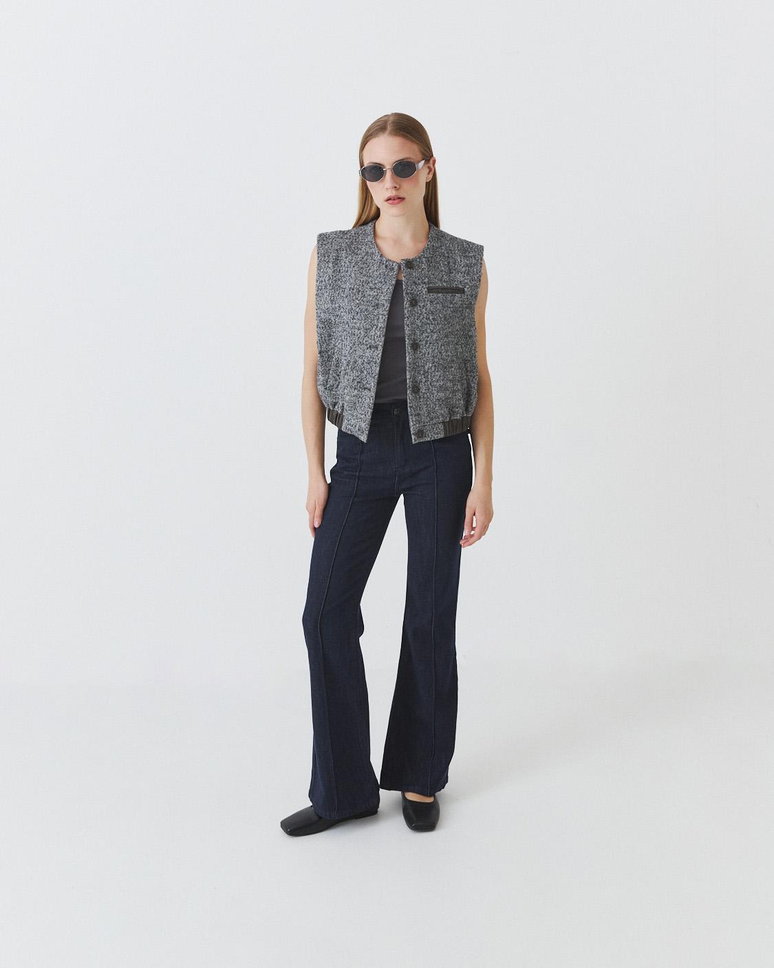 JEANS FLARE COSTURA