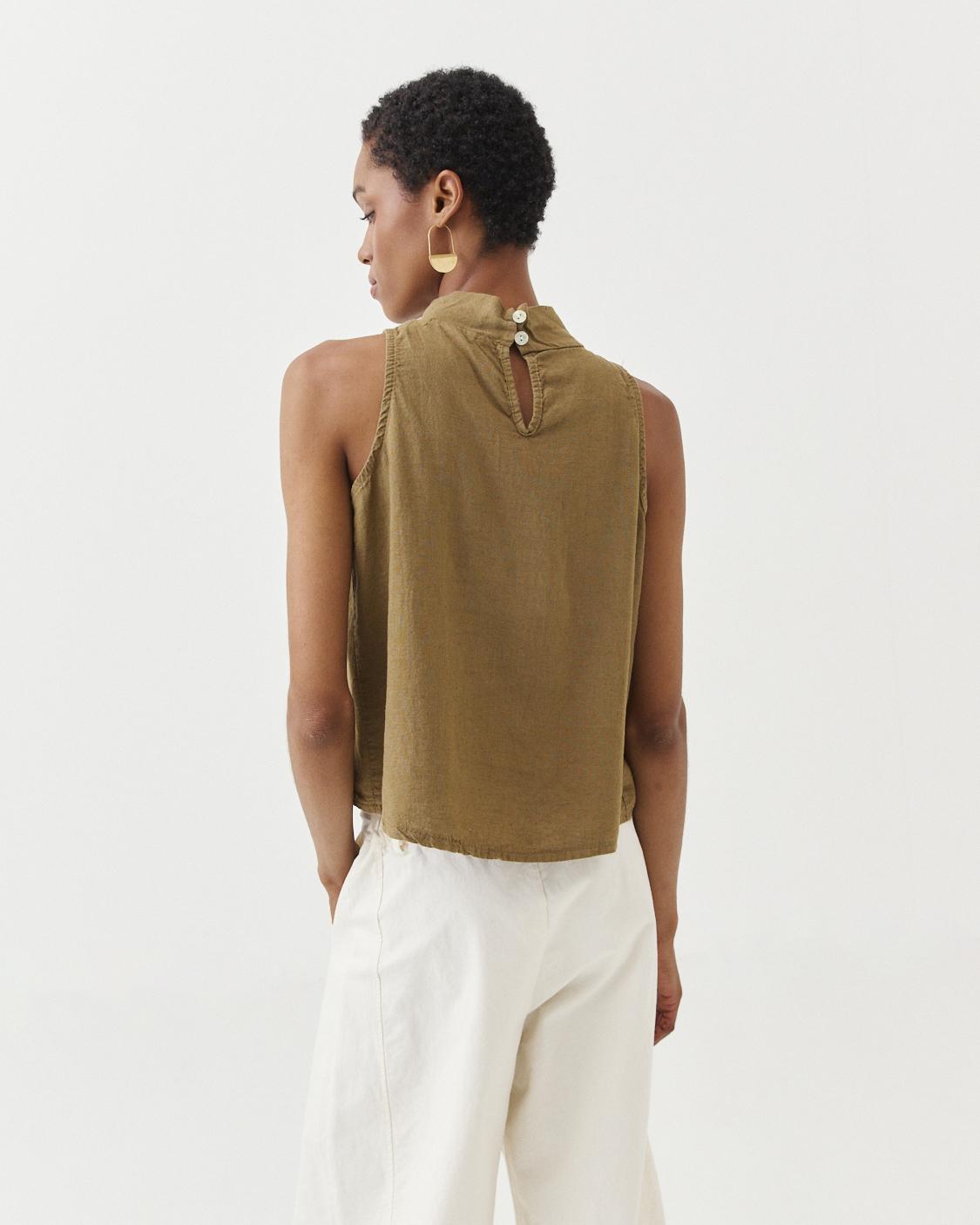TOP LINO PLIEGUES ESCOTE V