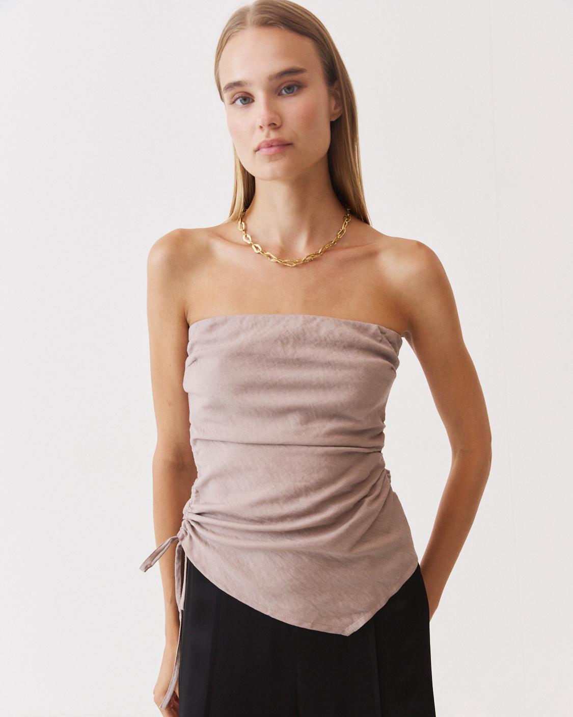 TOP BANDEAU FRUNCIDO