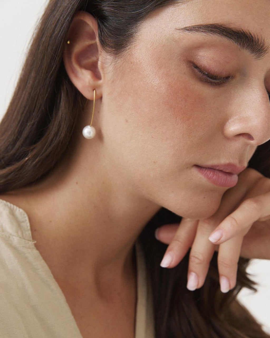 PEARL DROP EARRINGS