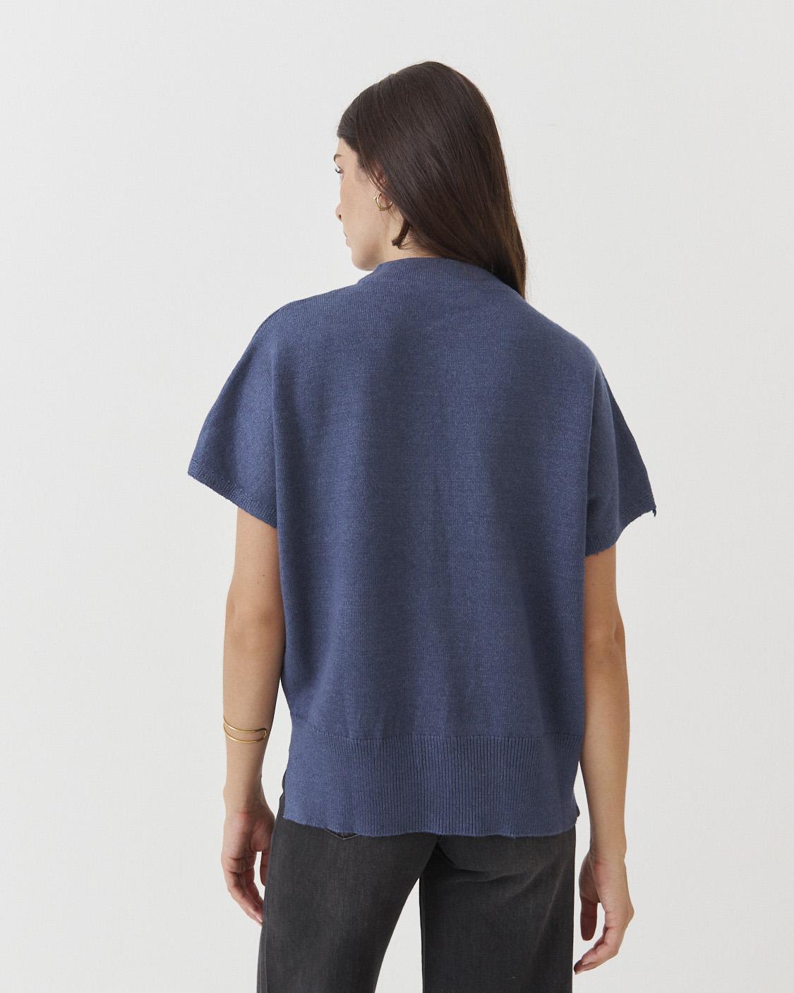 KIMONO SLEEVE TURTLENECK SWEATER