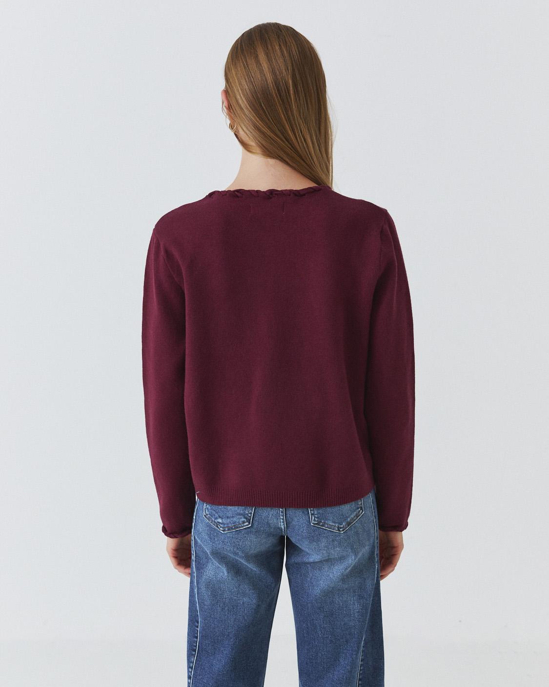 HOOK-AND-EYE CARDIGAN
