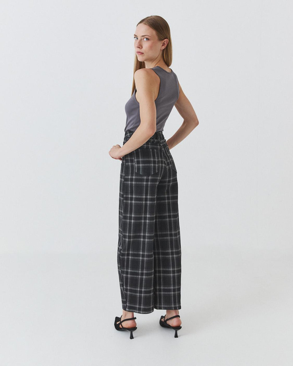 PANTALON BALLOON CUADROS