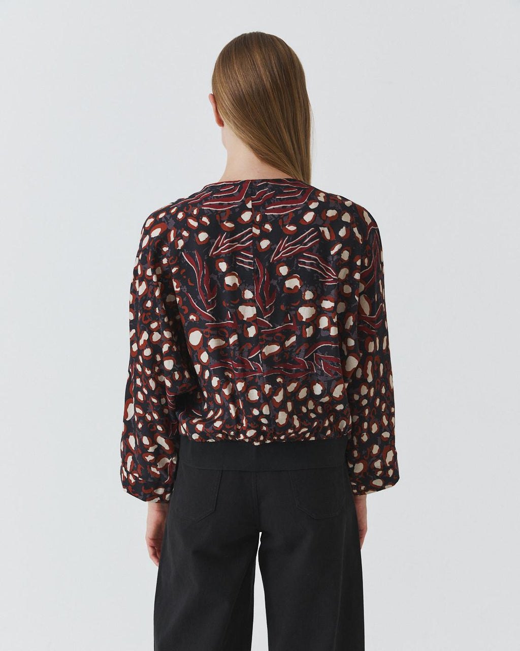 PRINTED FLOWY JACKET