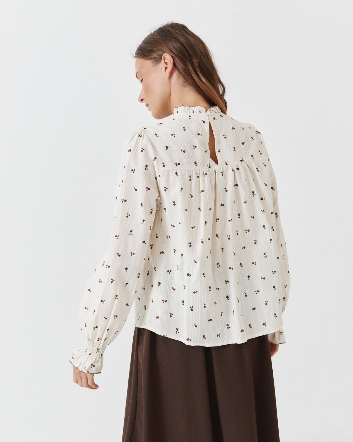 BLUSA NIDO ABEJA MANGA LARGA
