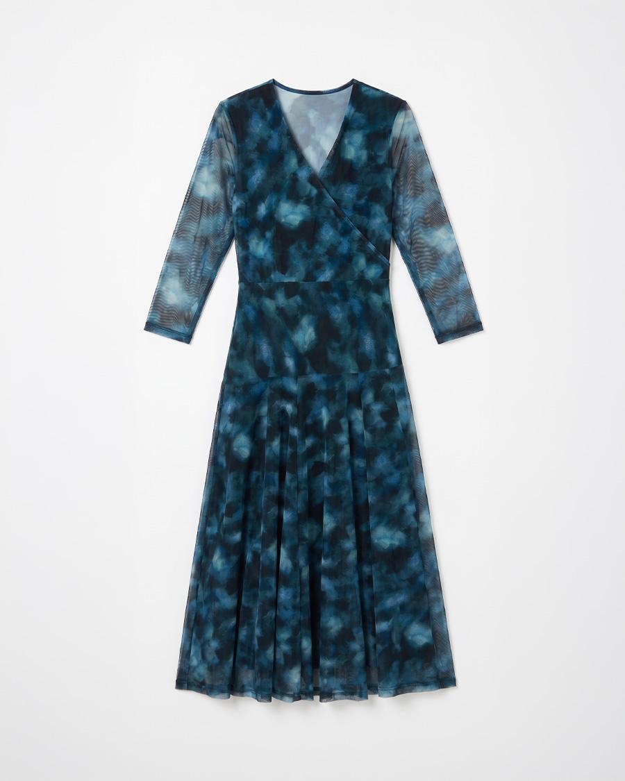 VESTIDO MIDI TUL ESTAMPADO