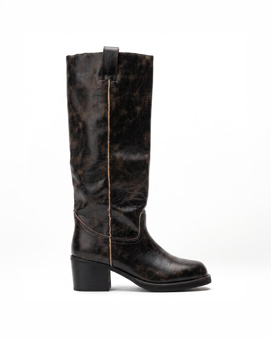 HIGH-LEG BIKER BOOT