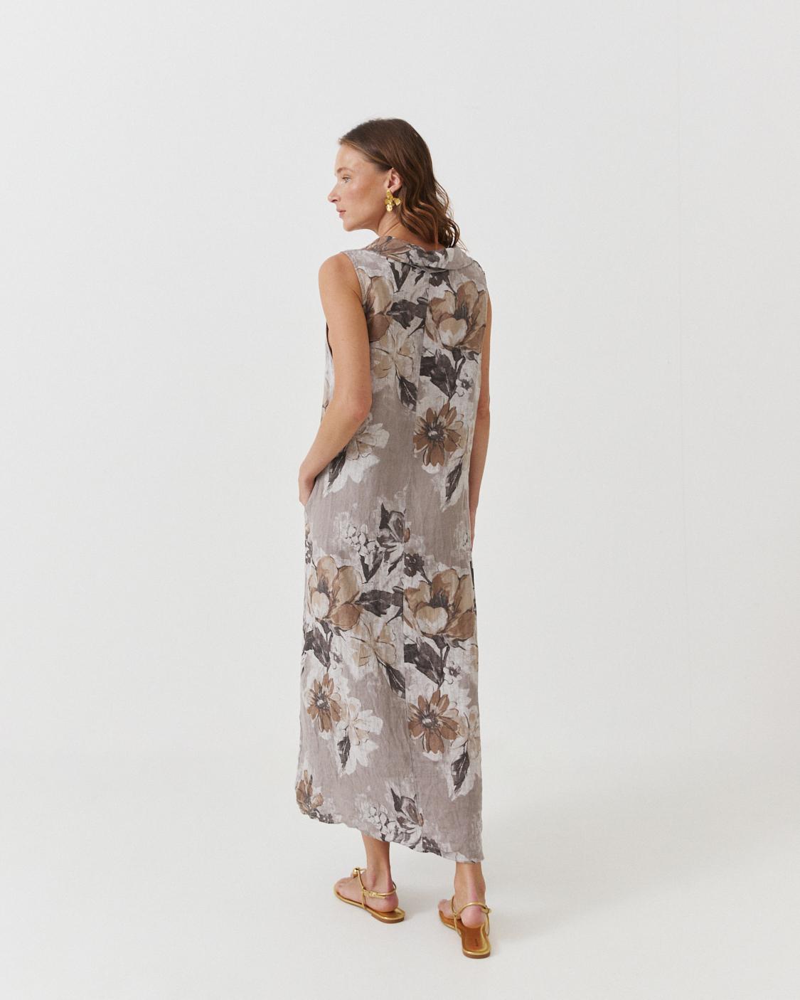 VESTIDO LINO ESTAMPADO
