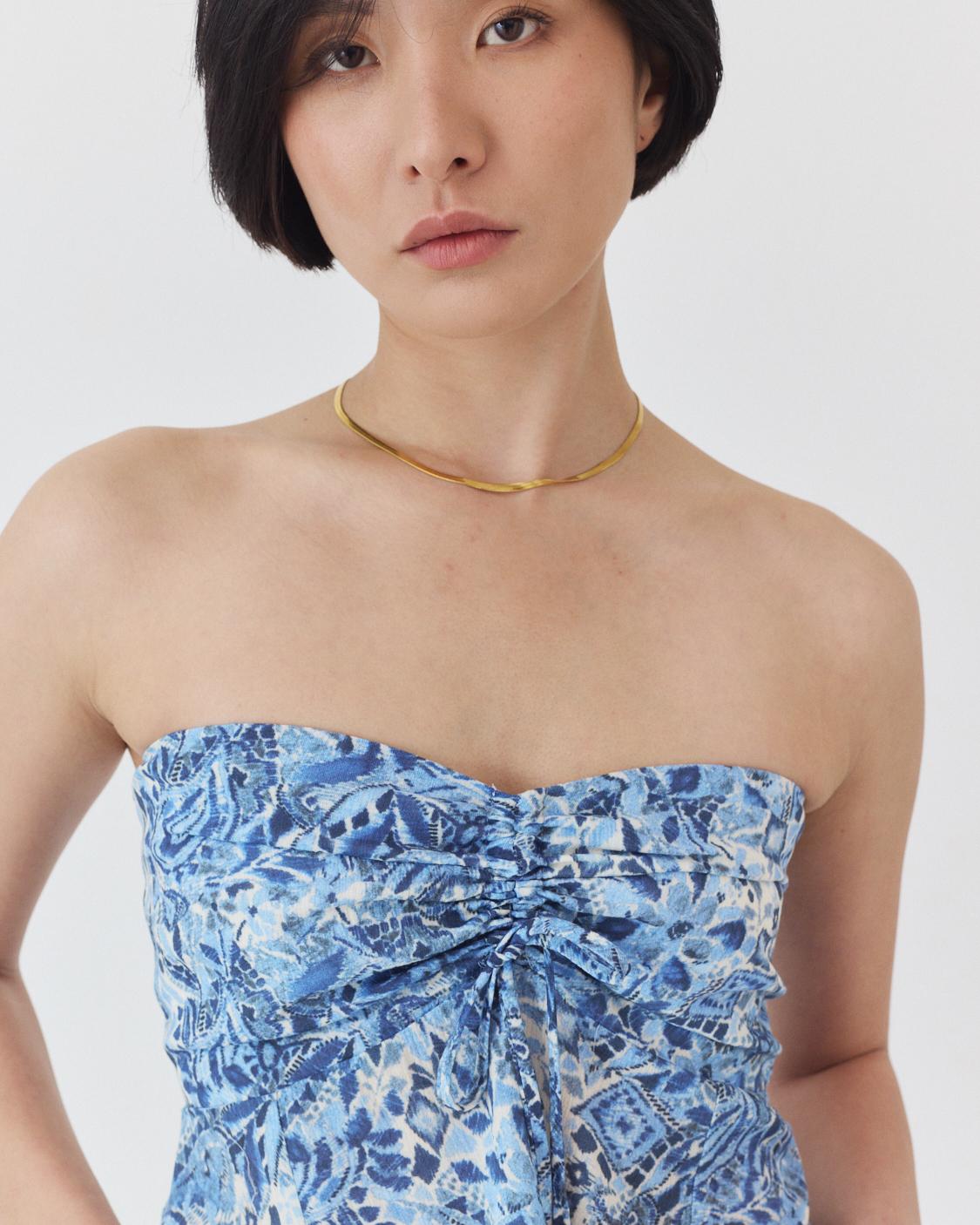 TOP BANDEAU ESTAMPADO
