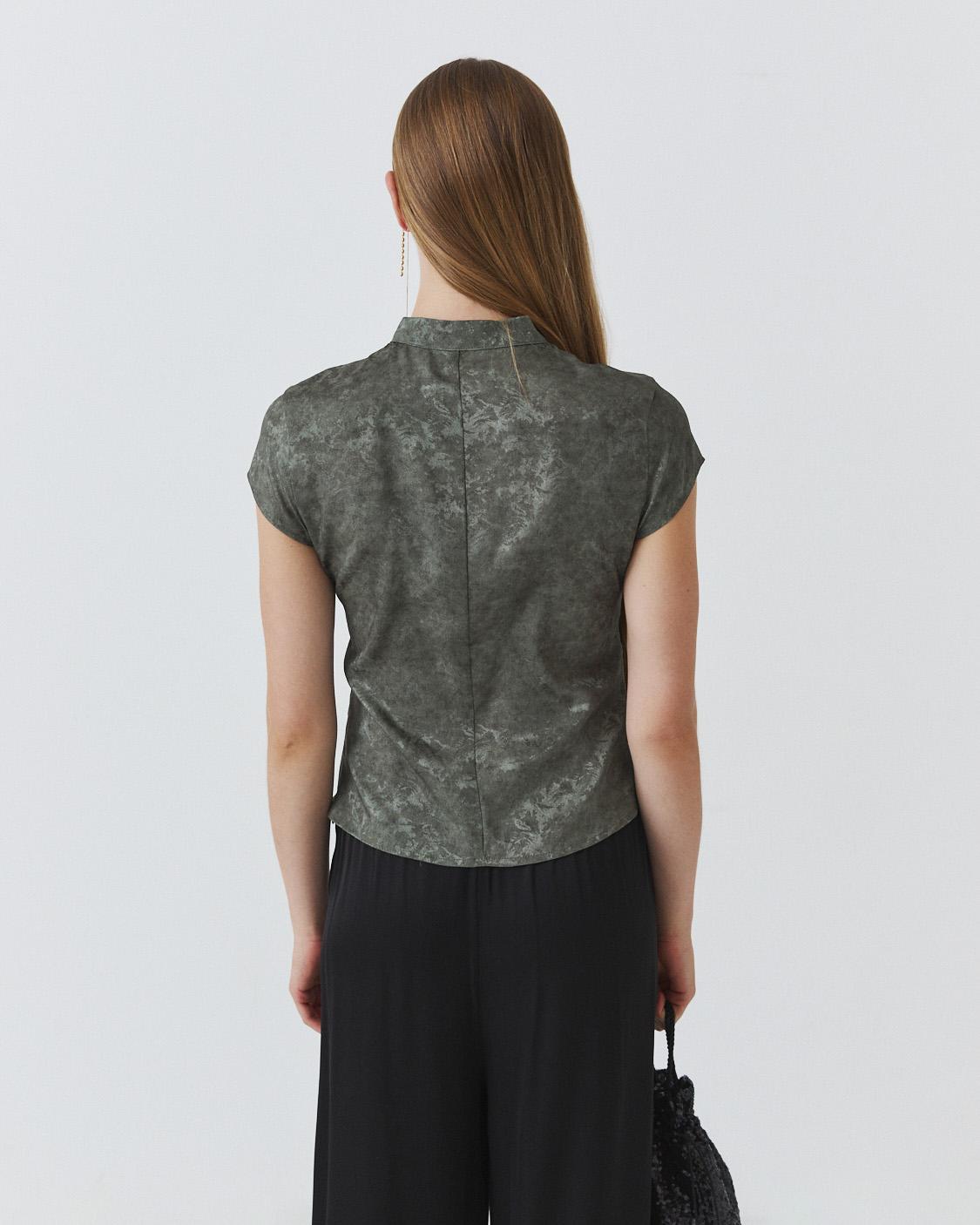 BLUSA QIPAO JACQUARD