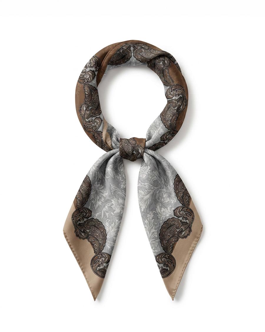PAÑUELO ESTAMPADO ORNAMENTAL