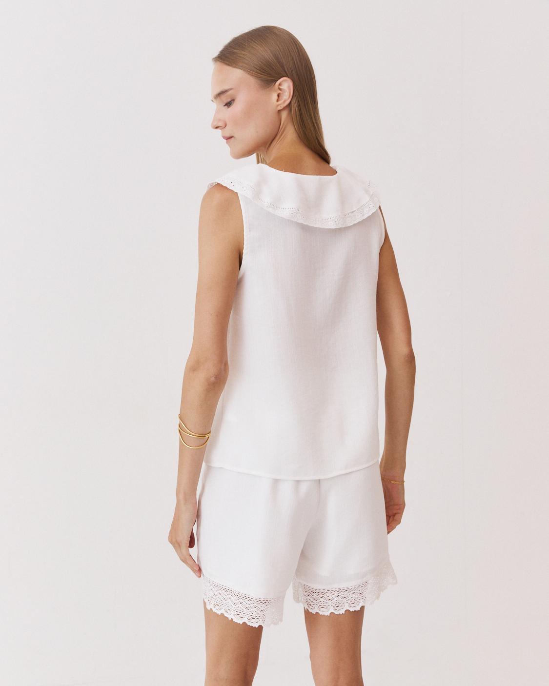 LOW-RISE LACE SHORTS