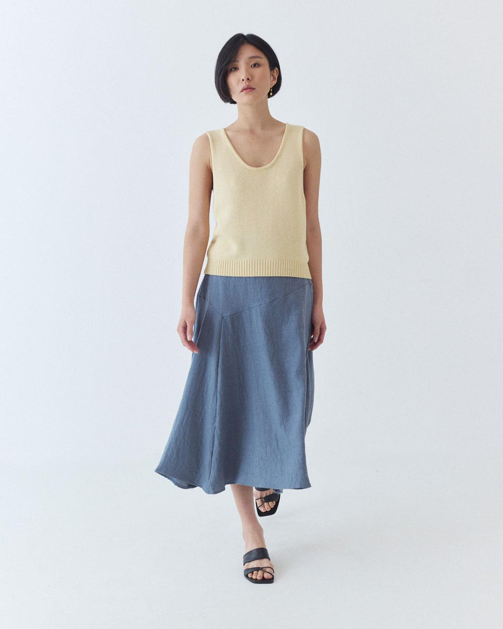 STRUCTURED A-LINE SKIRT