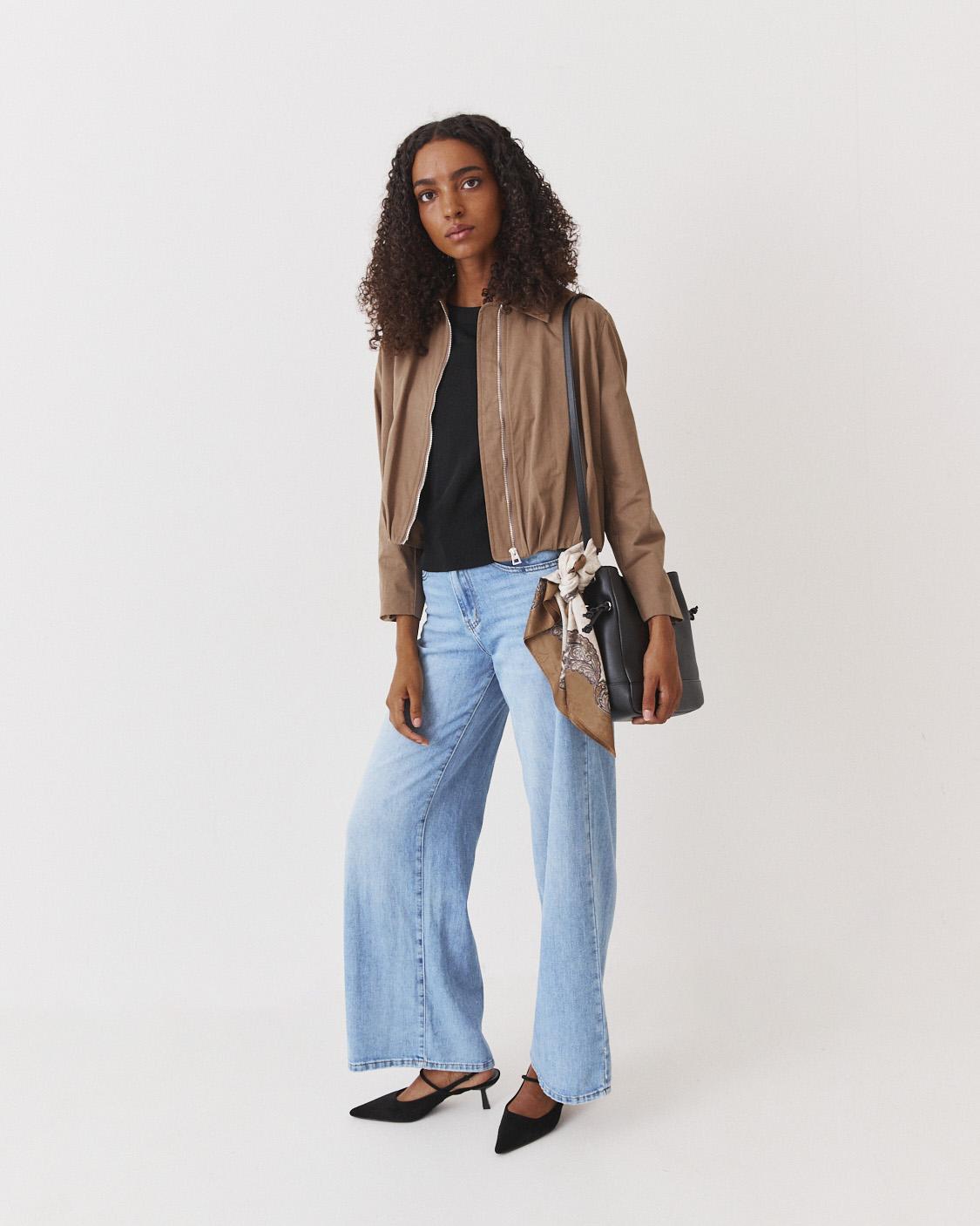 FAUX LEATHER BUCKET BAG