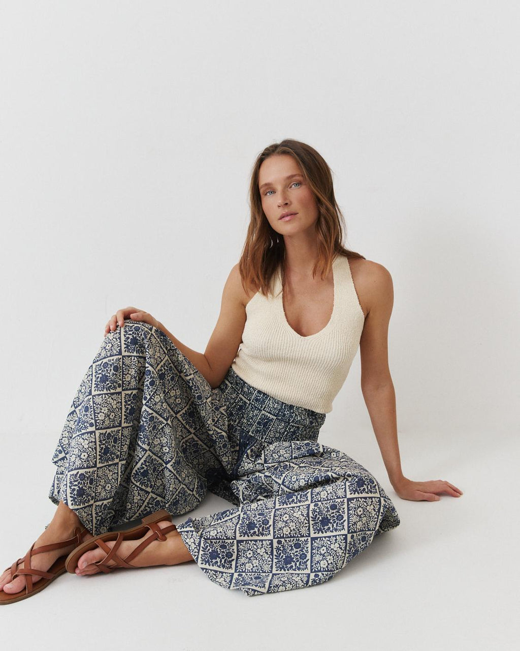 PANTALÓN PALAZZO ESTAMPADO