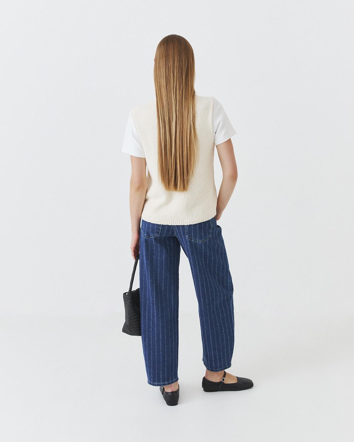 JEANS BALLOON EFECTO RAYADO