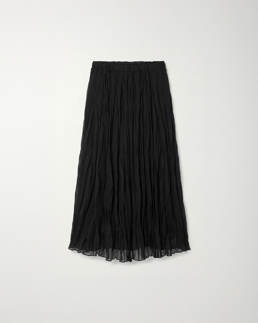 PLEATED MIDI SKIRT