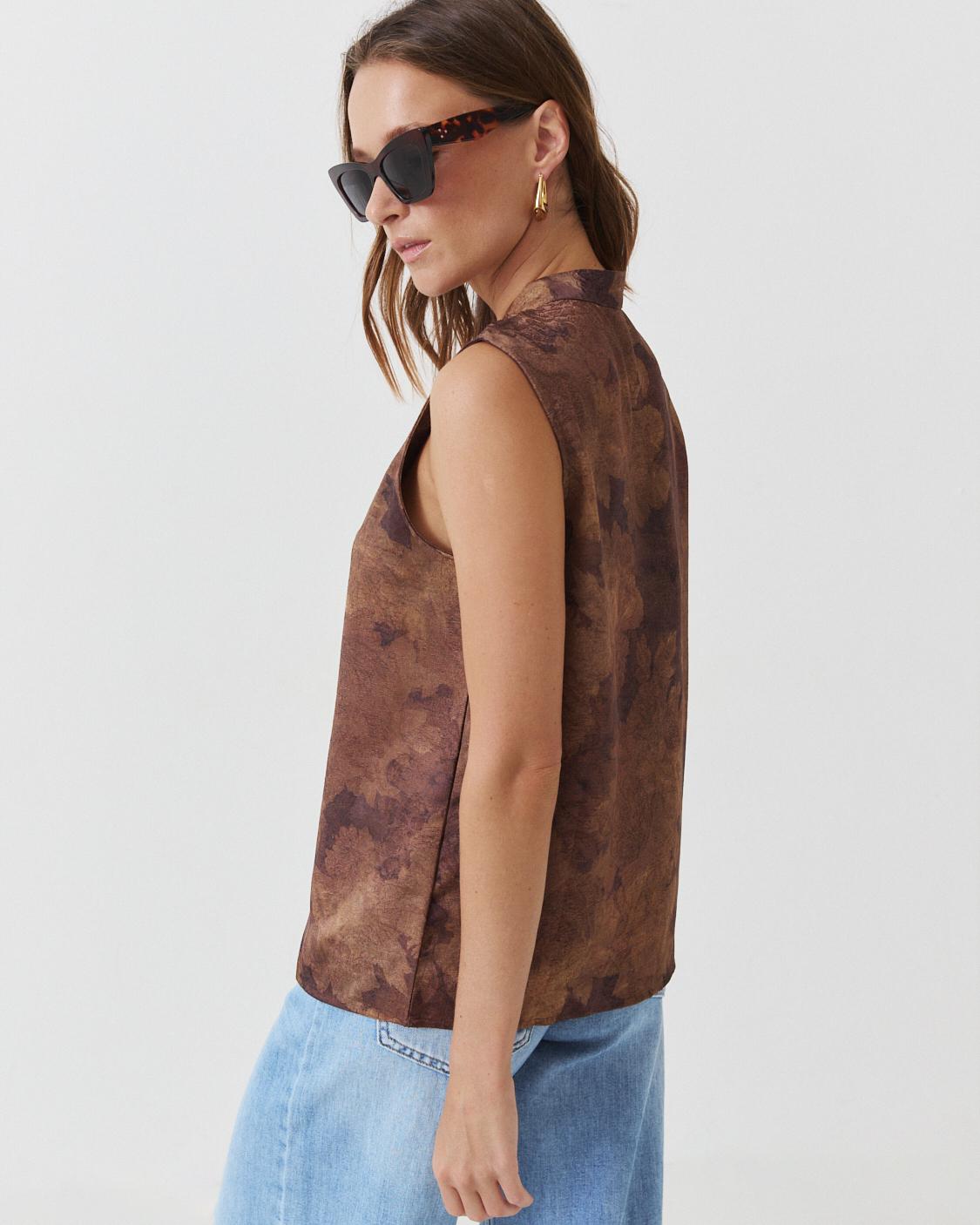 BLUSA JACQUARD FLORES