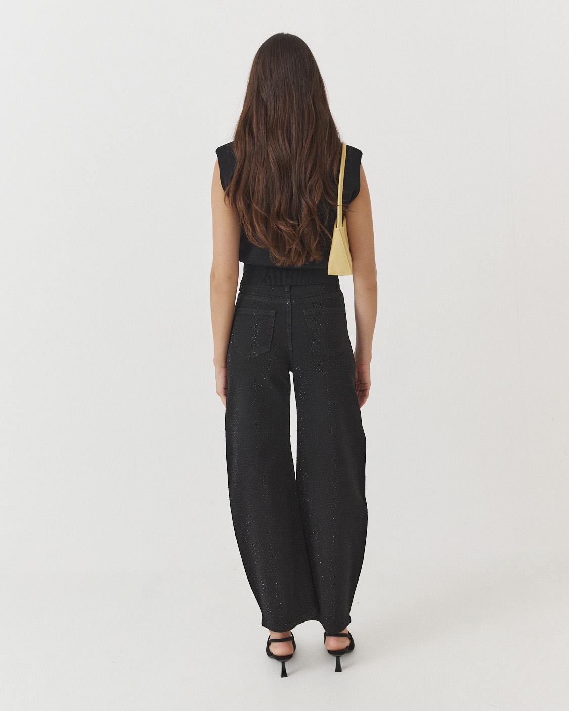 JEANS BALLOON CON BRILLOS
