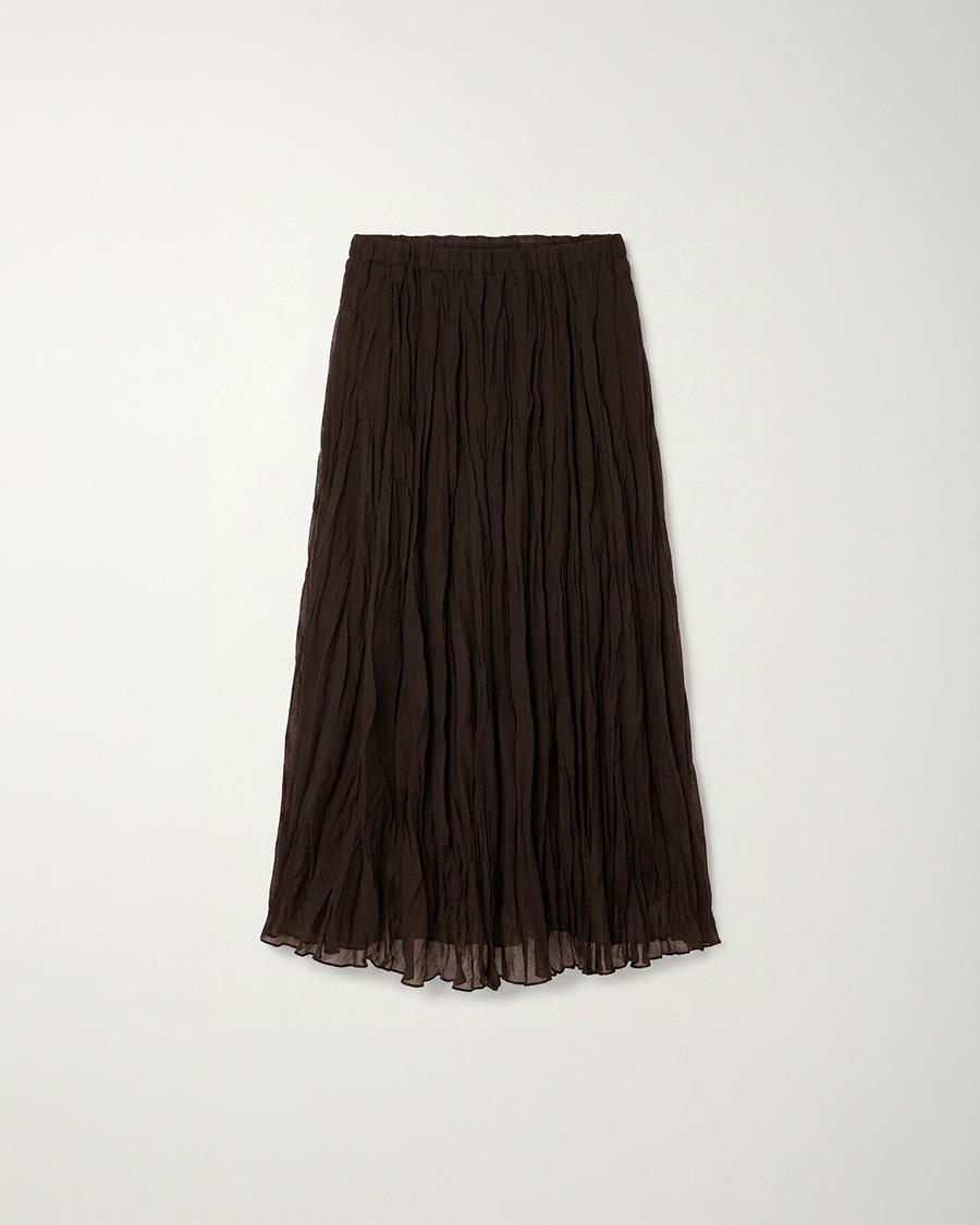 PLEATED MIDI SKIRT