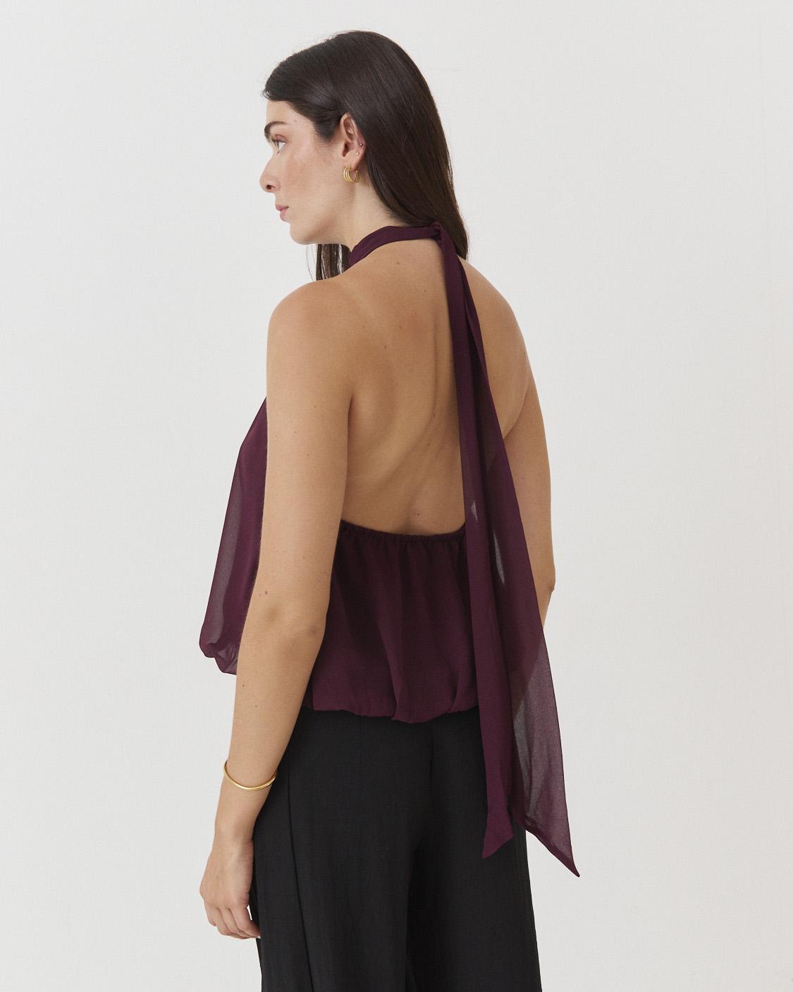 TOP HALTER FLUIDO