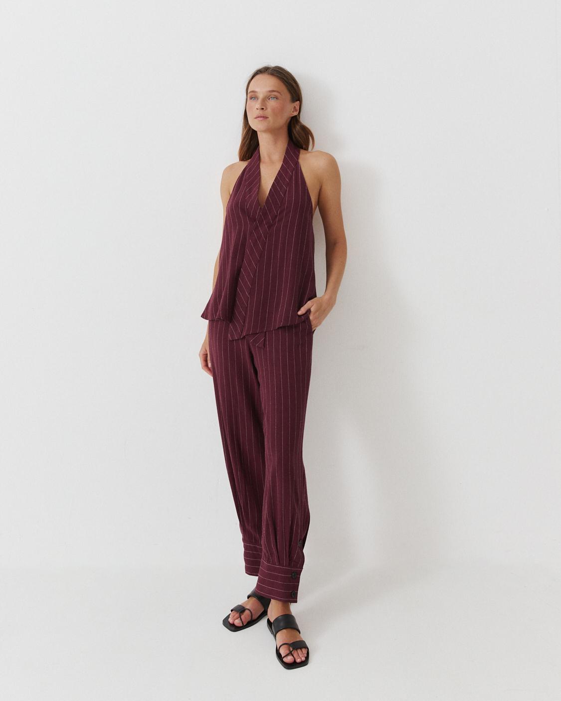 TOP HALTER RAYAS