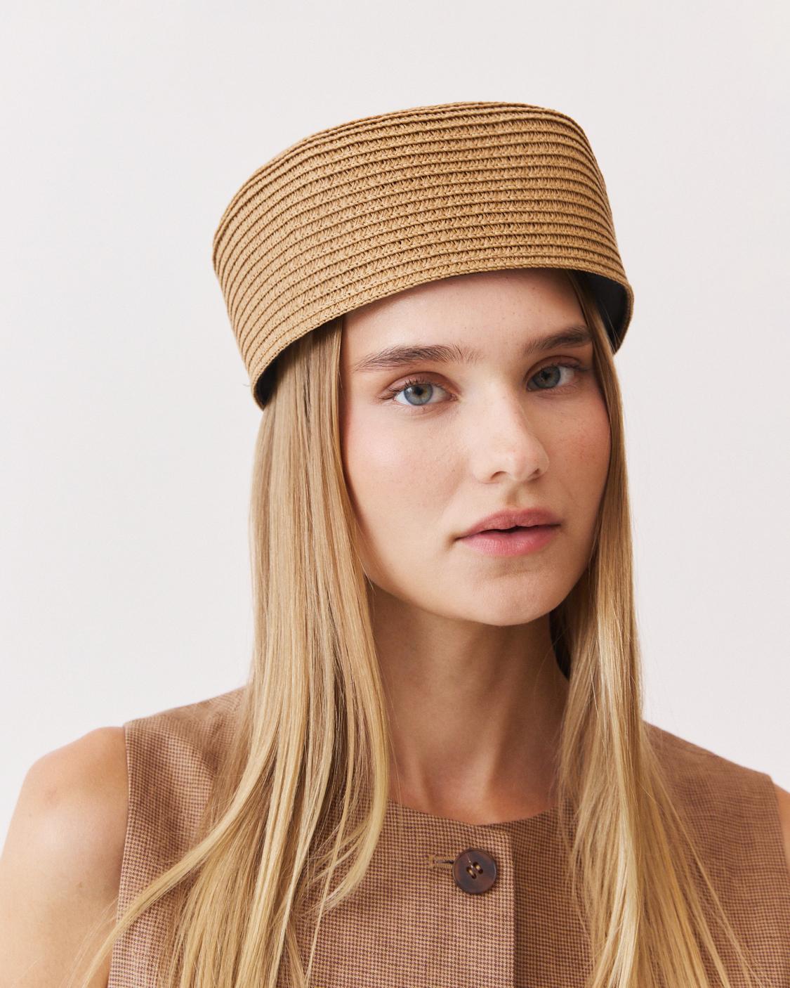 SOMBRERO PILLBOX RAFIA