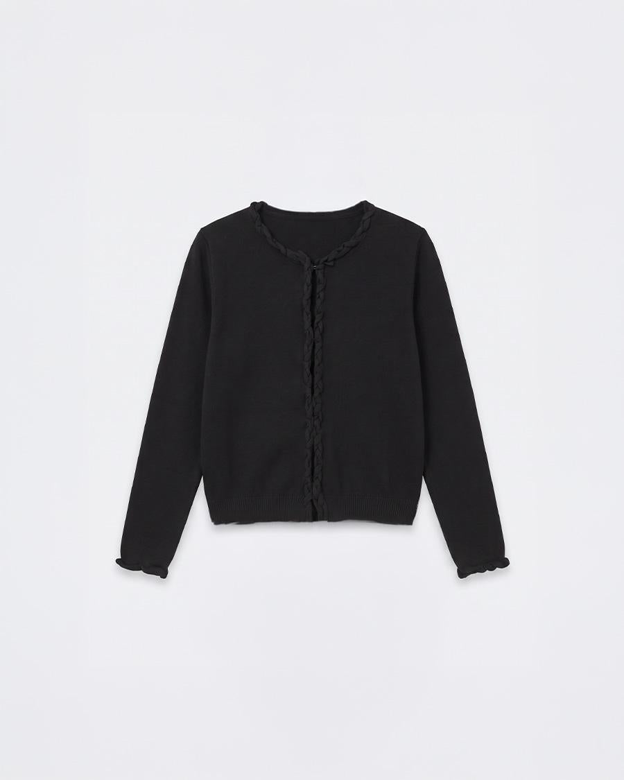 HOOK-AND-EYE CARDIGAN