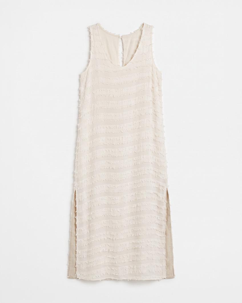 FRINGED MAXI DRESS