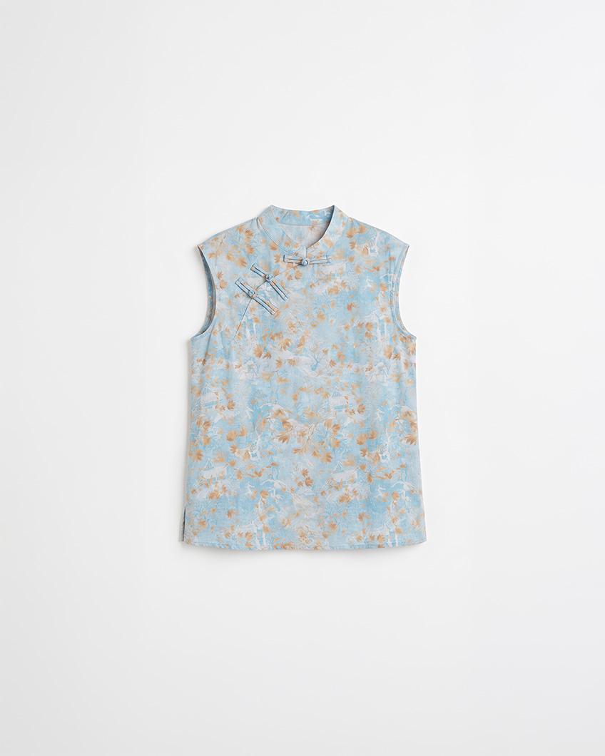 TOP QUIPAO FLORES