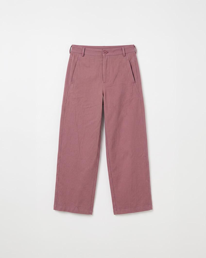 WIDE LEG STITCHED TROUSERS
