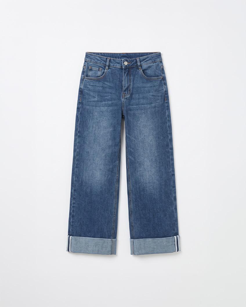 JEANS STRAIGHT CON FAJA INTERNA