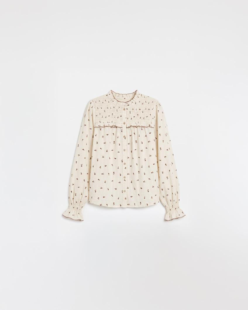 BLUSA NIDO ABEJA MANGA LARGA