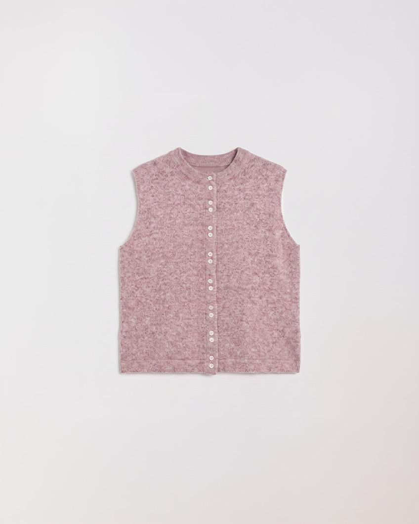 BUTTON-DOWN KNIT VEST