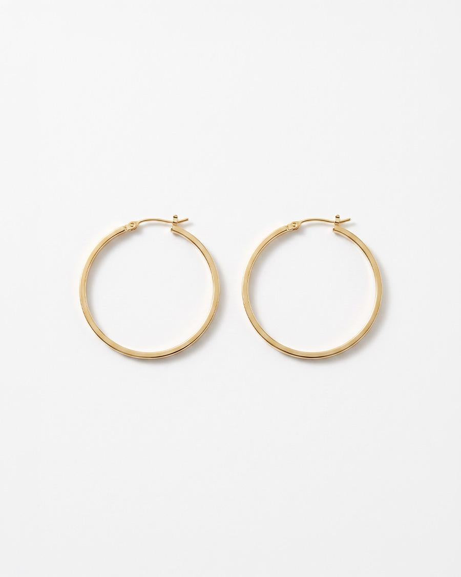 THIN HOOP EARRINGS