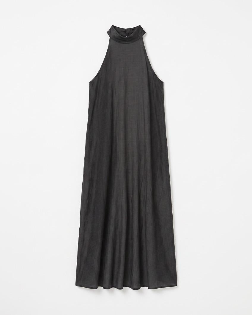 VESTIDO LARGO CUELLO HALTER