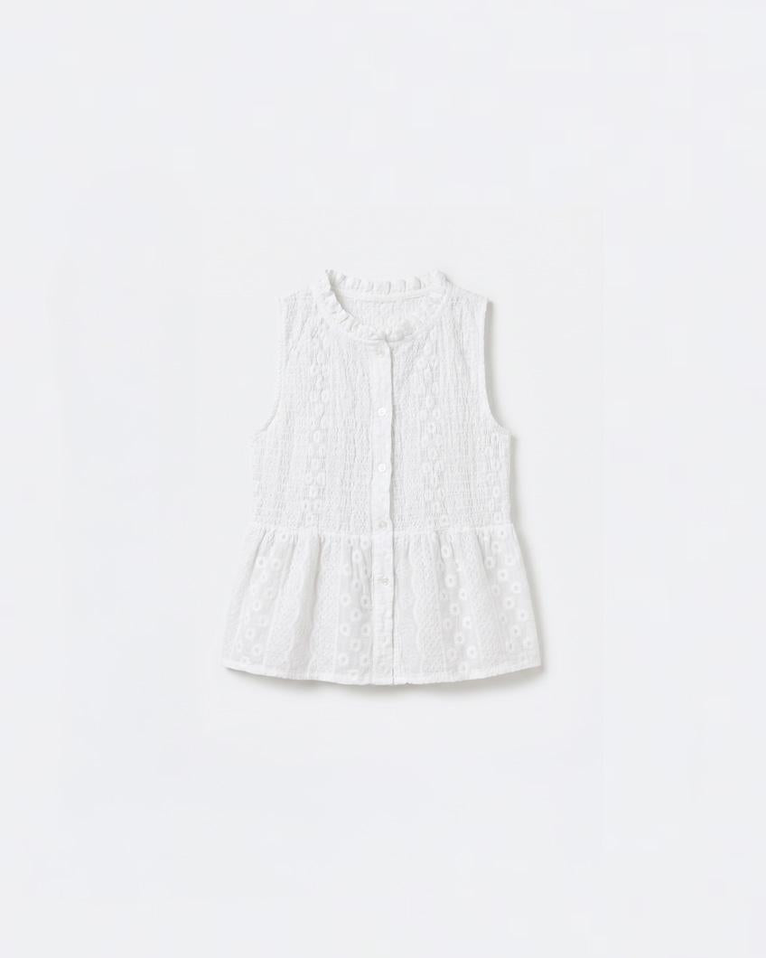 TOP NIDO ABEJA PEPLUM BORDADO