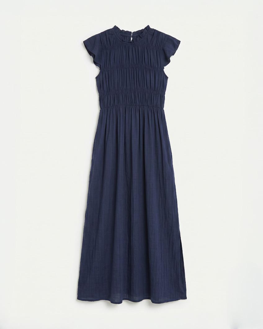RUCHED MAXI DRESS