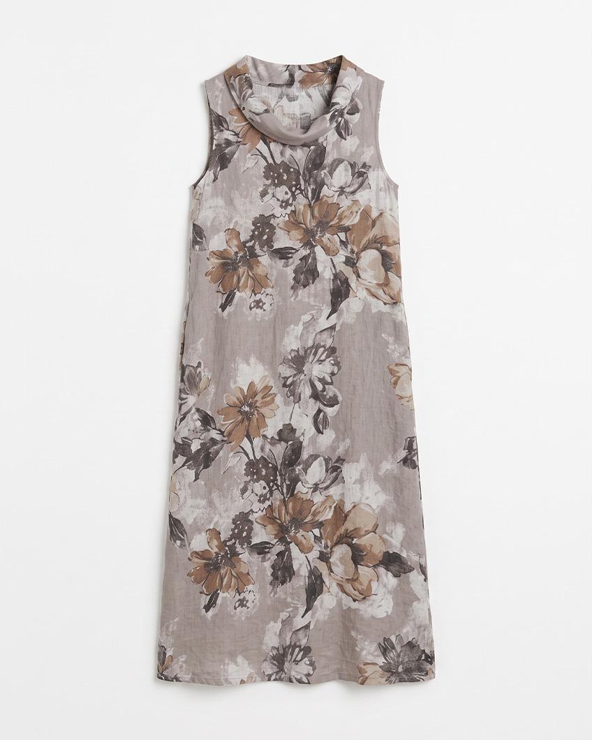VESTIDO LINO ESTAMPADO