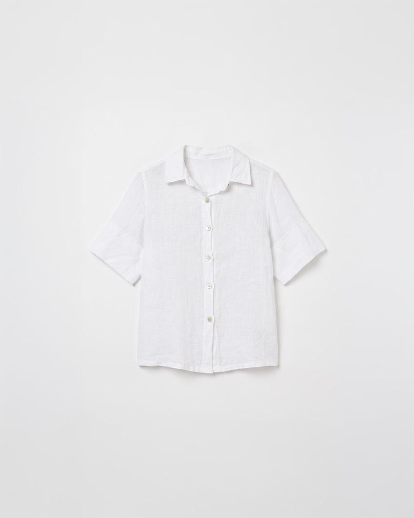 CAMISA LINO MANGA CORTA