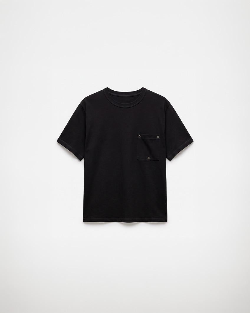 BOXY T-SHIRT WITH METALLIC APPLIQUÉS