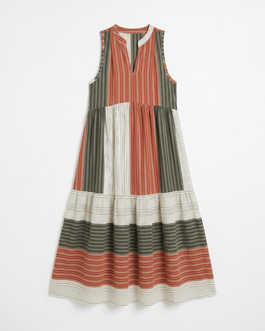 STRIPED MAXI DRESS