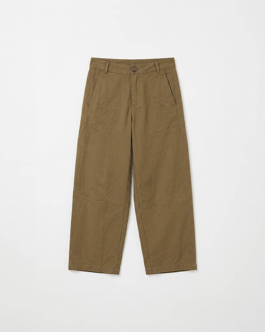 WIDE LEG STITCHED TROUSERS